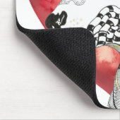 Tapis de souris Bull Terrier Coloré (Coin)