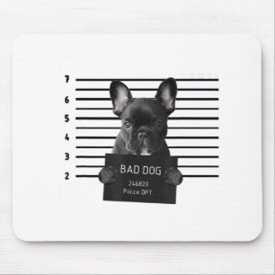 Tapis De Souris Bulldog Bad Chien Jail Frenchie Chien Maman Lover