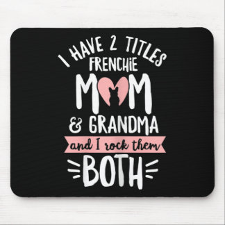 Tapis De Souris Bulldog Design pour votre grand-mère Frenchie