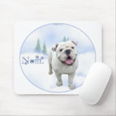 Tapis De Souris Bulldog Noel Mousepad (Avec souris)