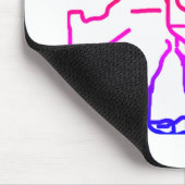 Tapis De Souris Bulldogge français Mousepad (Coin)