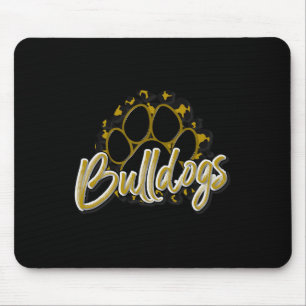 Tapis De Souris Bulldogs Gold Black Cheetah School
