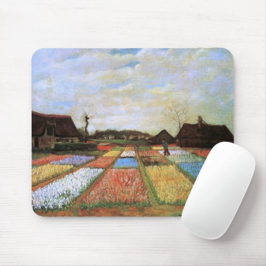 Tapis De Souris Bulle Fields Holland Van Gogh Art (Avec souris)