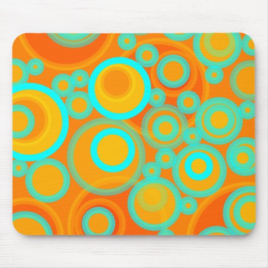 Tapis De Souris Bulles Abstraites (Devant)