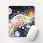 Tapis De Souris Bulles Abstraites (Avec souris)