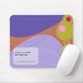 Tapis De Souris Bulles abstraites colorées d'art moderne de (Avec souris)