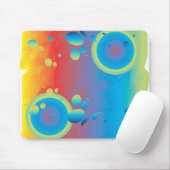 TAPIS DE SOURIS BULLES COLORÉES (Avec souris)