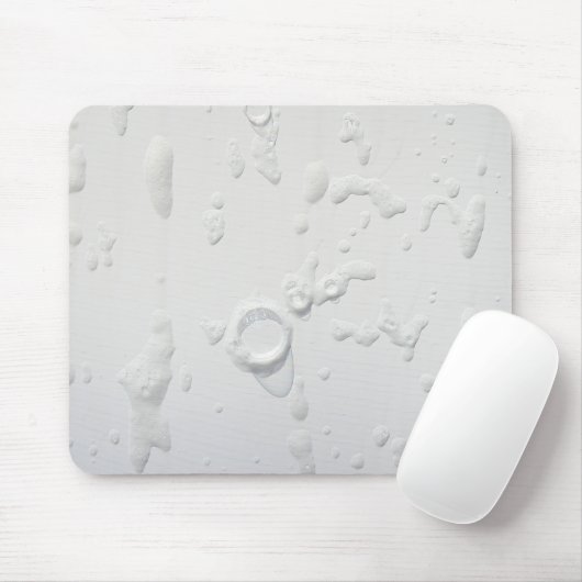 Tapis De Souris Bulles de savon en blanc (Avec souris)