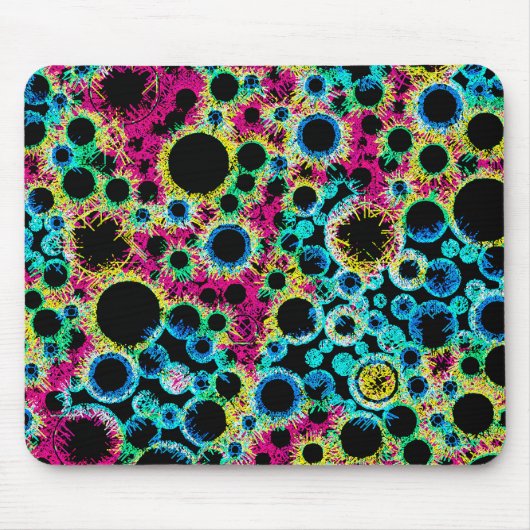 Tapis De Souris Bulles psychédéliques (Devant)