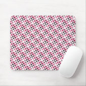 Tapis De Souris Bulles roses rétro Mousepad (Avec souris)