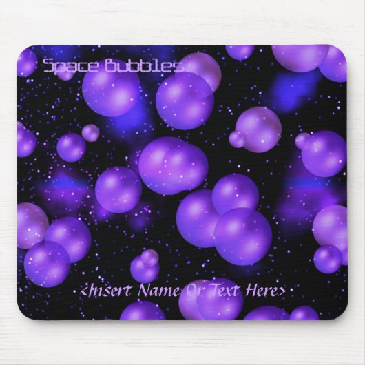 Tapis De Souris Bulles spatiales (Devant)