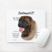 Tapis De Souris Bullmastiff (broche) (Avec souris)
