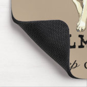 Tapis De Souris Bullmastiff "mangent la répétition" Mousepad de (Coin)