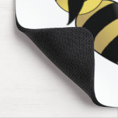 Tapis De Souris Bumble Bee with Mustache (Coin)