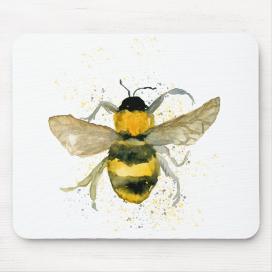 Tapis De Souris Bumblebee aquarelle (Devant)