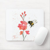 Tapis De Souris Bumblebee et fleur (Avec souris)