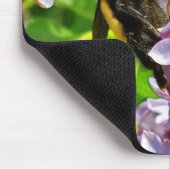 Tapis De Souris Bumblebee sur Lilac fleurir Vos initiales (Coin)