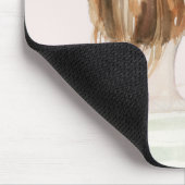 Tapis De Souris Bun de noeud à cheveux rouges (Coin)