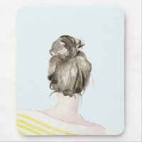 Bun de noeud de cheveux Brown