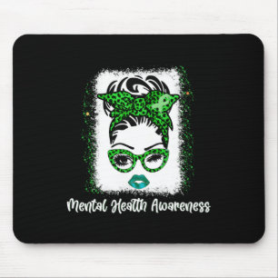 Tapis De Souris Bun Mental Health Awareness Ribbon Mois Mai 2022