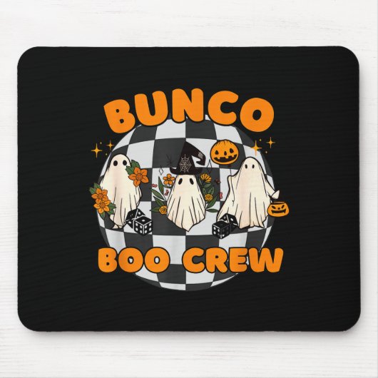 Tapis De Souris Bunco Boo Crew Bunco Halloween Dice (Devant)