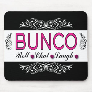 Tapis De Souris Bunco, petit pain, conversation, rire dans le