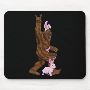 Tapis De Souris Bunny Bigfoot Pâques Dans Un Byskis Amusant Dimanc