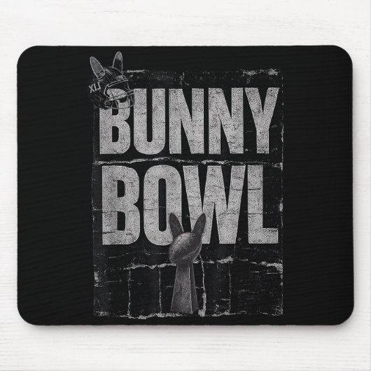 Tapis De Souris Bunny Bowl Funny Halftime Show 2026 (Devant)