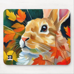 Tapis De Souris Bunny d'automne