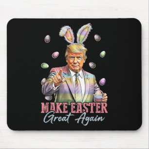 Tapis De Souris Bunny Funny Trump Rendre Pâques grand Rabbit H