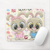Tapis De Souris Bunny Love (Avec souris)