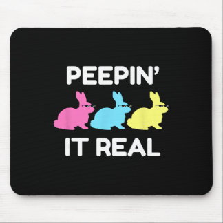 Tapis De Souris Bunnyin' It Real Happy Easter Bunnies Lover Friend