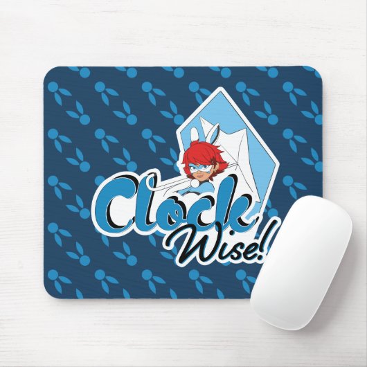 Tapis De Souris Bunnyx | Clock Wise ! (Avec souris)
