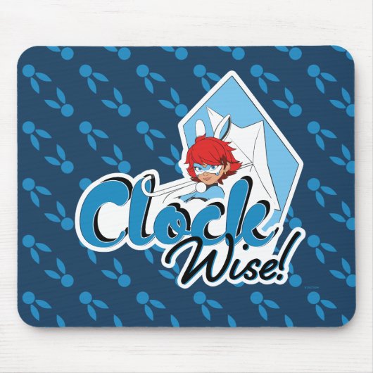 Tapis De Souris Bunnyx | Clock Wise ! (Devant)