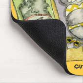 Tapis De Souris Buns mignons (sur la plage) Mousepad (Coin)