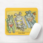 Tapis De Souris Buns mignons (sur la plage) Mousepad (Avec souris)