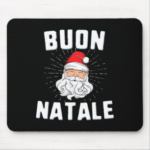 Tapis De Souris Buon natale christmasitaly italien père Noël babbo