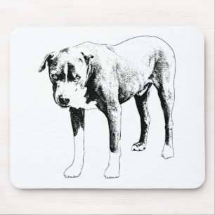 Tapis De Souris Bureau calme, focus hiver