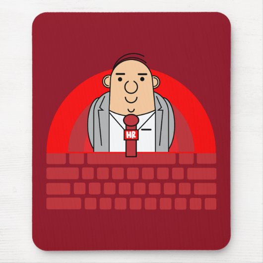 Tapis De Souris Bureau des ressources humaines (Devant)