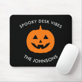 Tapis De Souris Bureau Éffrayant minimaliste - Halloween personnal (Avec souris)