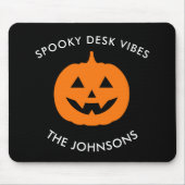 Tapis De Souris Bureau Éffrayant minimaliste - Halloween personnal (Devant)