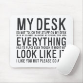 Tapis De Souris Bureau MA013 (Avec souris)