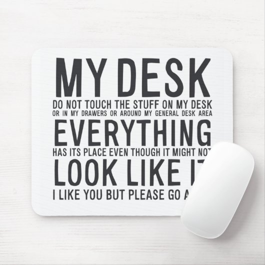 Tapis De Souris Bureau MA013 (Avec souris)