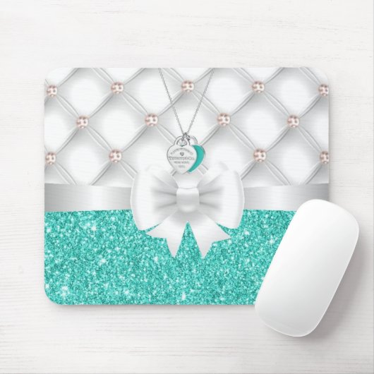 Tapis De Souris Bureau moderne à deux tons (Avec souris)