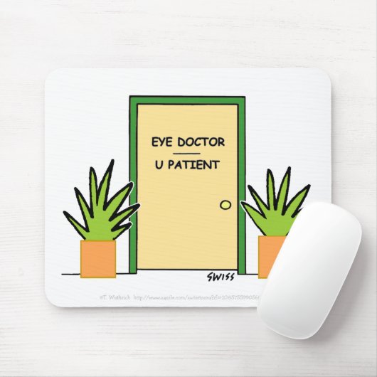 Tapis De Souris Bureau Optique mignon Mousepad (Avec souris)