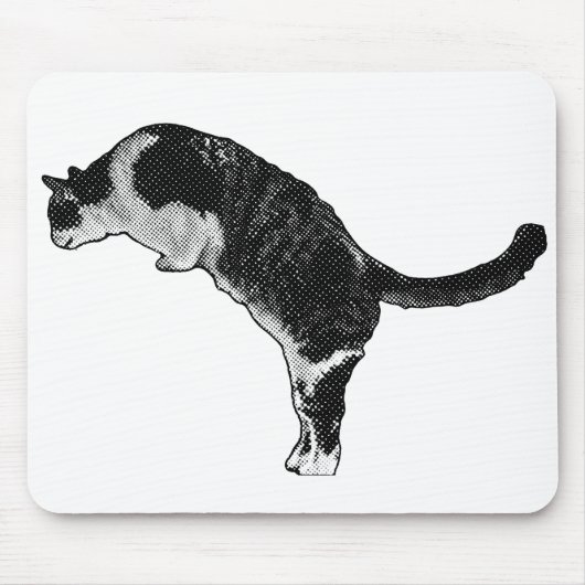 Tapis De Souris Bureau pour chat actif (Devant)