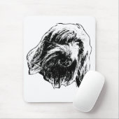 Tapis De Souris Bureau Spinone Calme (Avec souris)