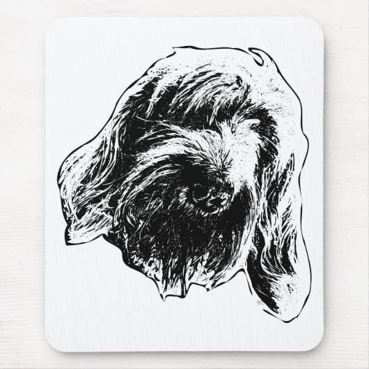 Tapis De Souris Bureau Spinone Calme (Devant)