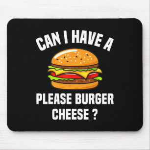 Tapis De Souris Burger Fromage Hamburger Fromage Bbq Funny Sa