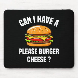 Tapis De Souris Burger Fromage Hamburger Fromage Bbq Funny Sa